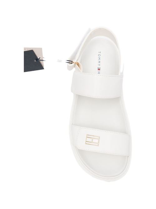Sandalo bambino Tommy Hilfiger latte con velcro TOMMY HILFIGER KIDS | T3A2342840326128